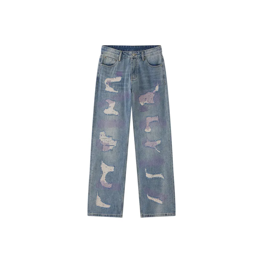 LOVE ME LATER Jeans Unisex Light Denim Blue