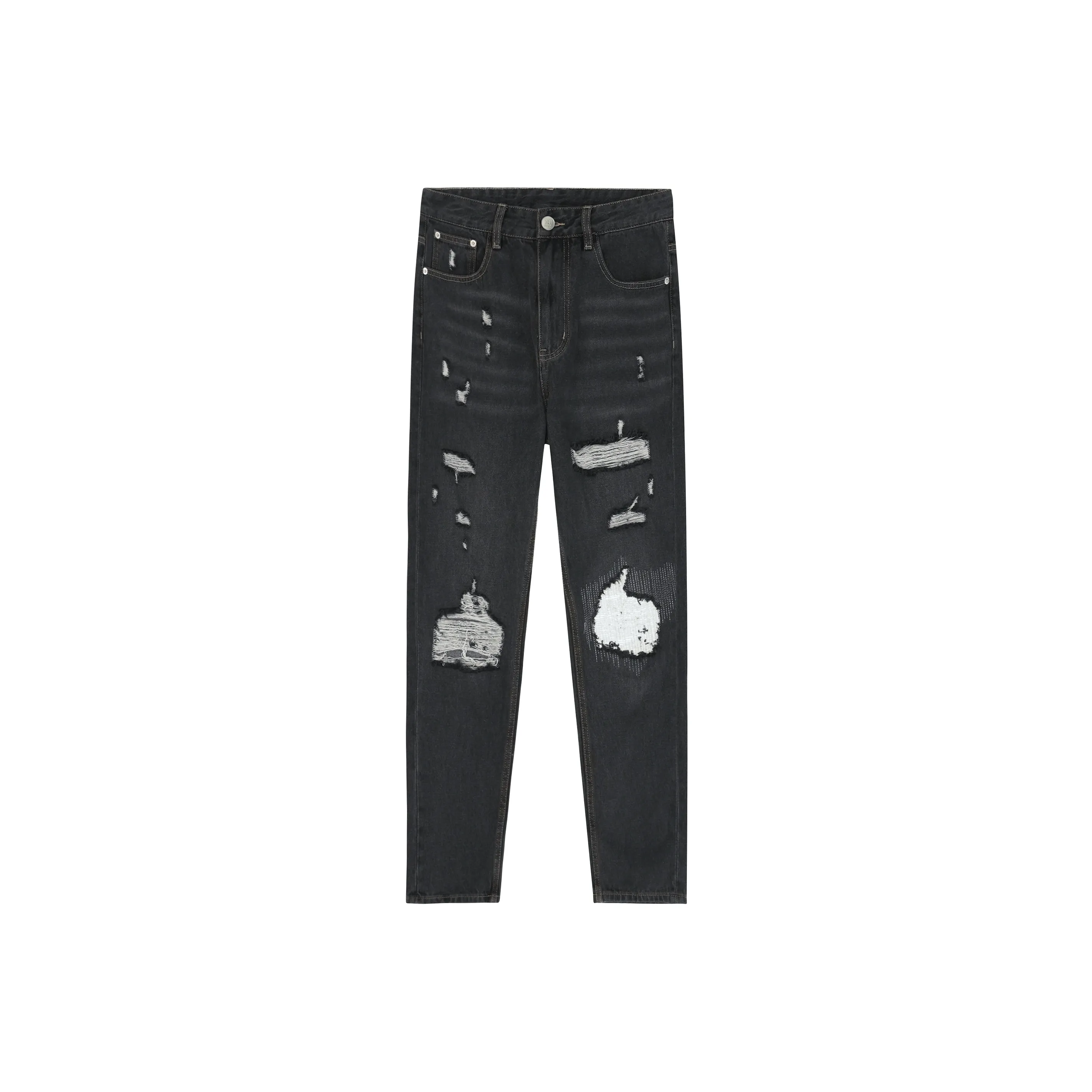 REDCHARCOAL Jeans Unisex Washed Black