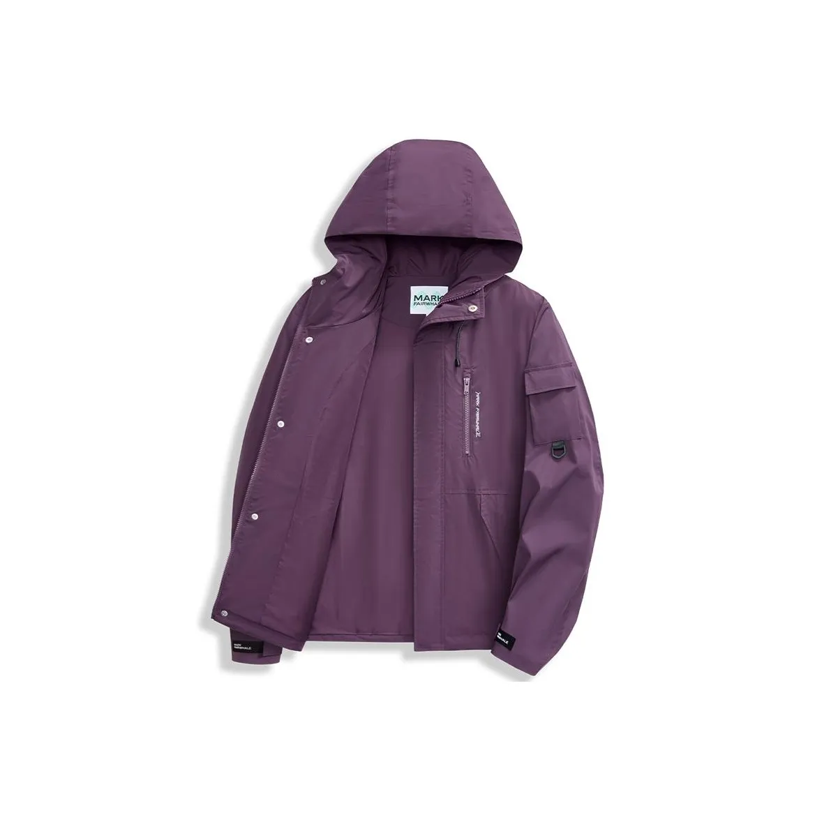 FAIRWHALE Куртки Пальто Унисекс Благородный пурпурный
