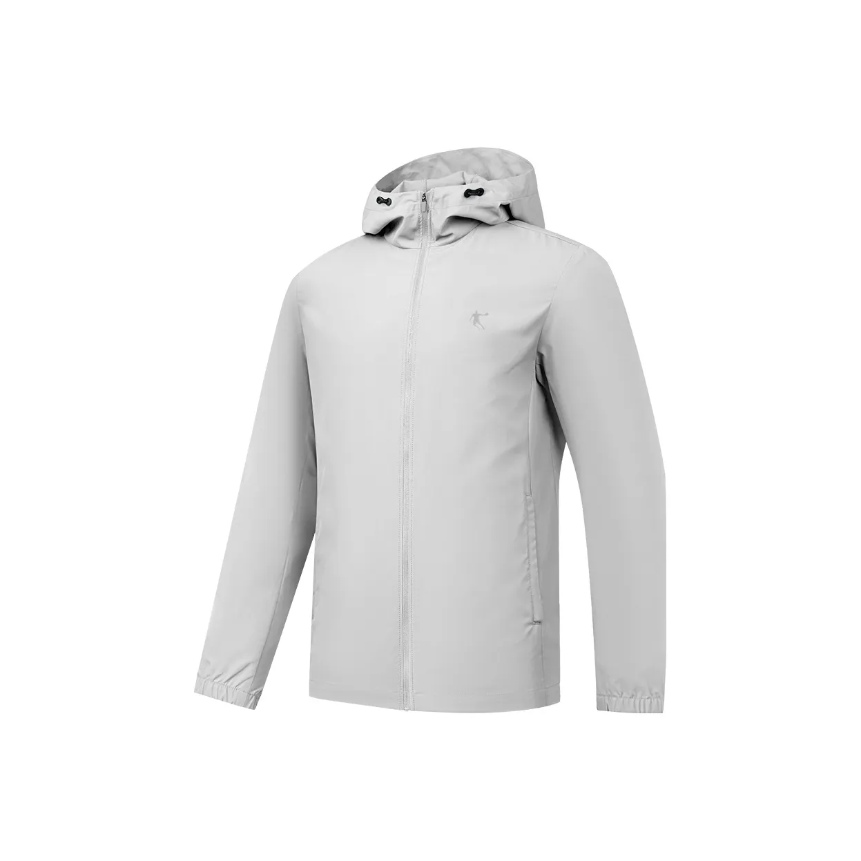 QIAODAN Trench Coat Men's Light Moss Gray