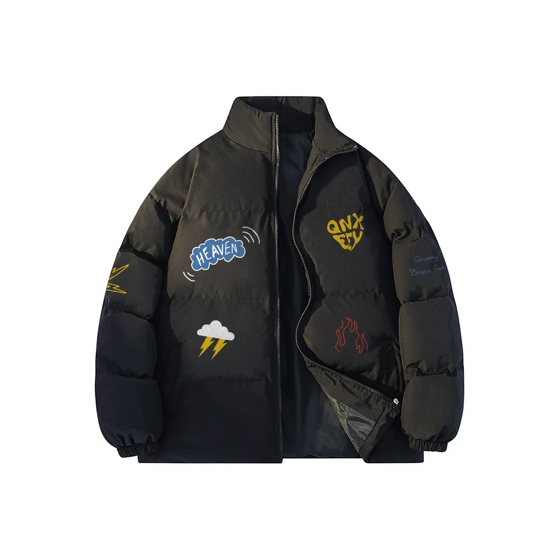 Qnxeey Унисекс Объемные куртки (пуфы)