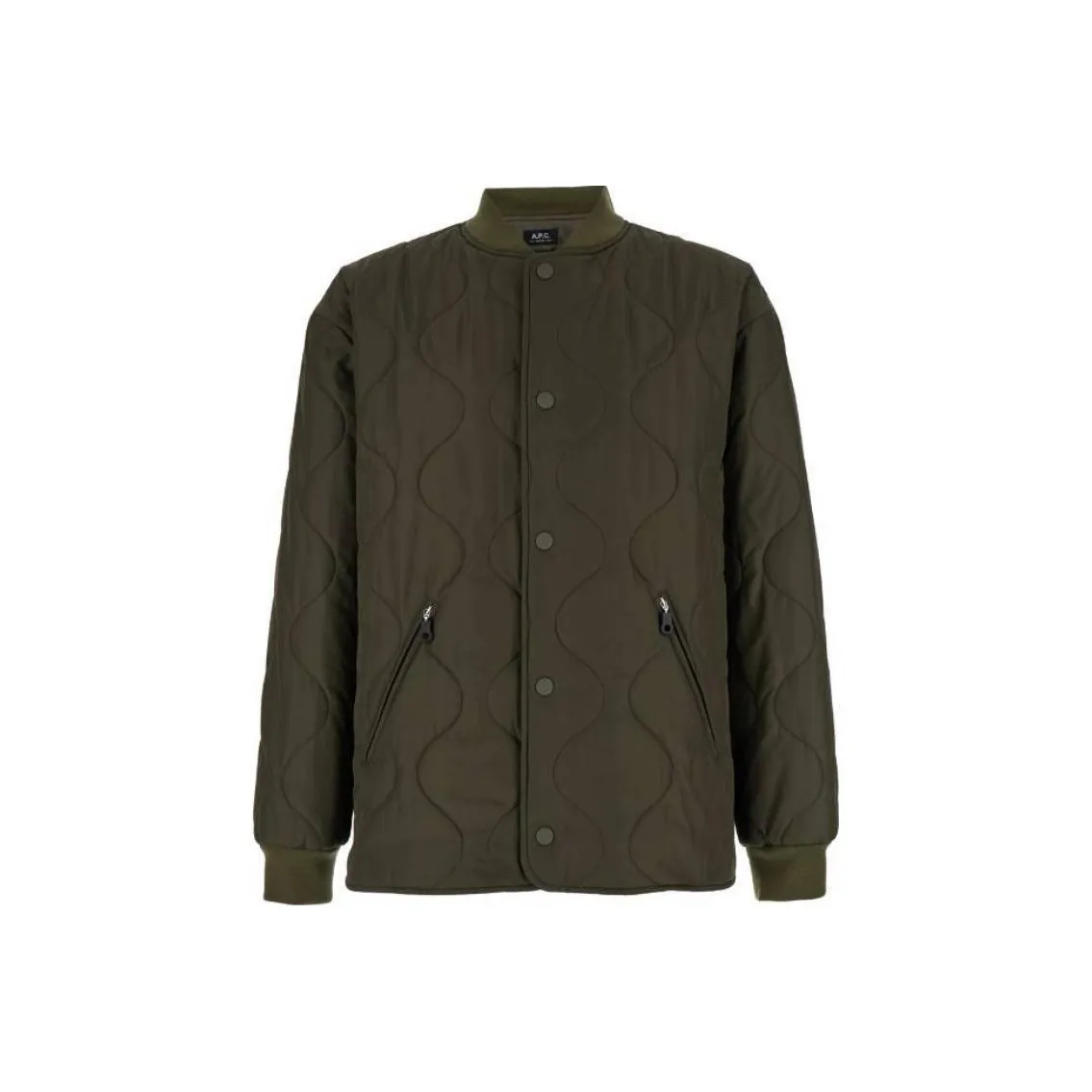 A.P.C . Quilted Bomber Jacket