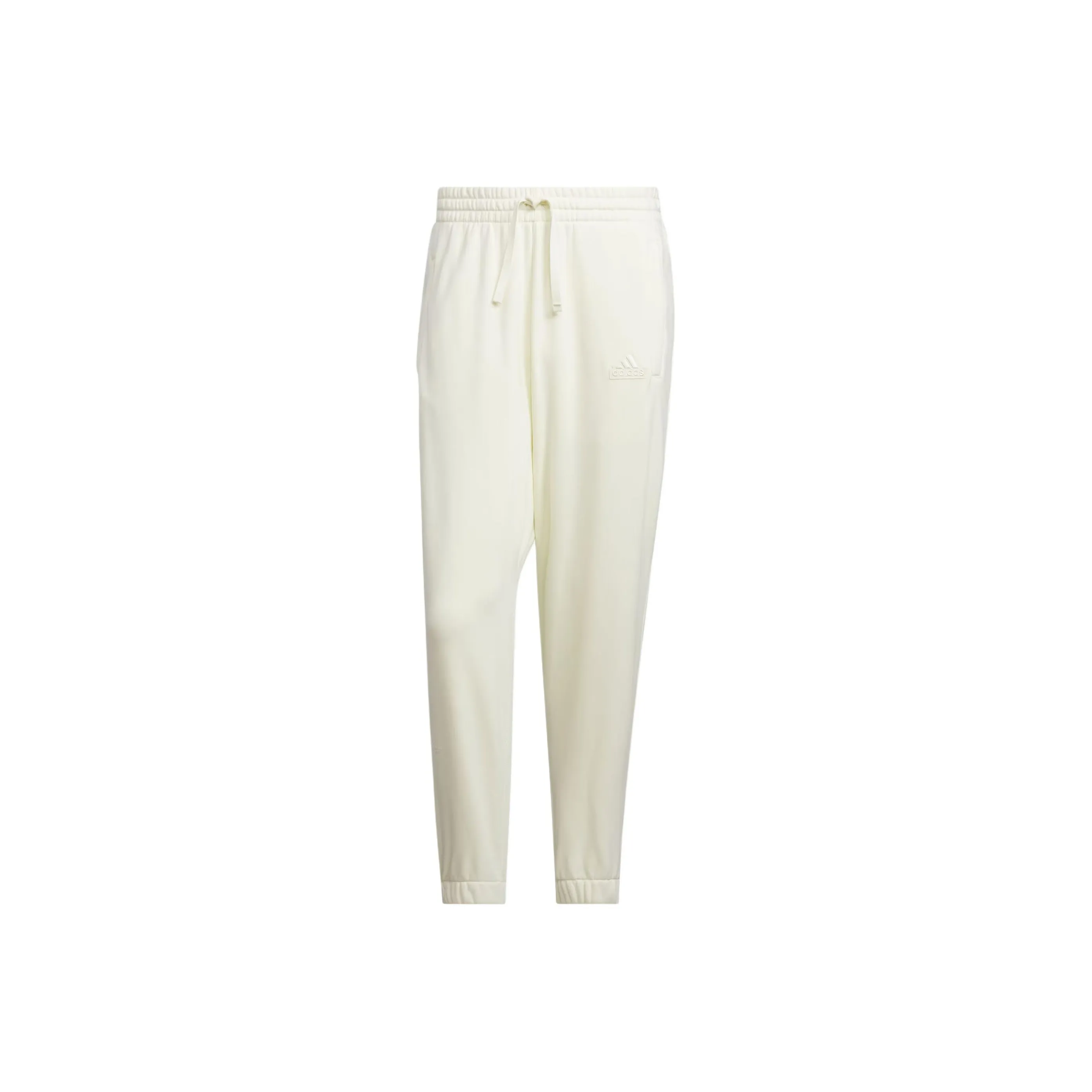 Adidas Heavy French Terry Pants Knitted Sports Pants Men's Ecru
