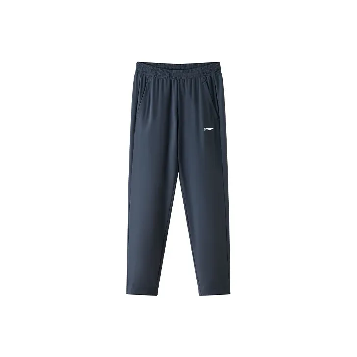 LiNing Sports Life Collection Sports Pants Men's Washed Gray