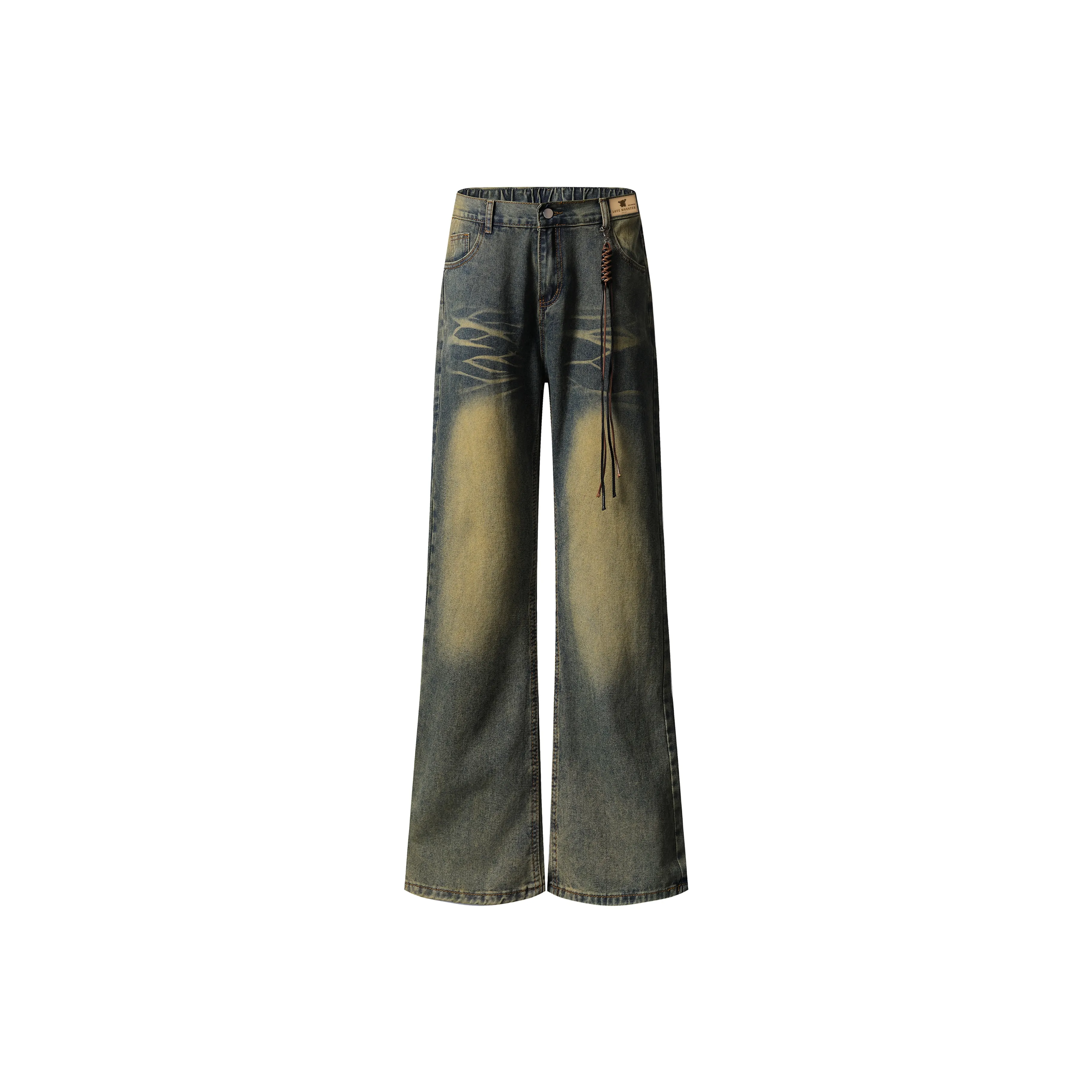 Love Monster Jeans Unisex Vintage Blue