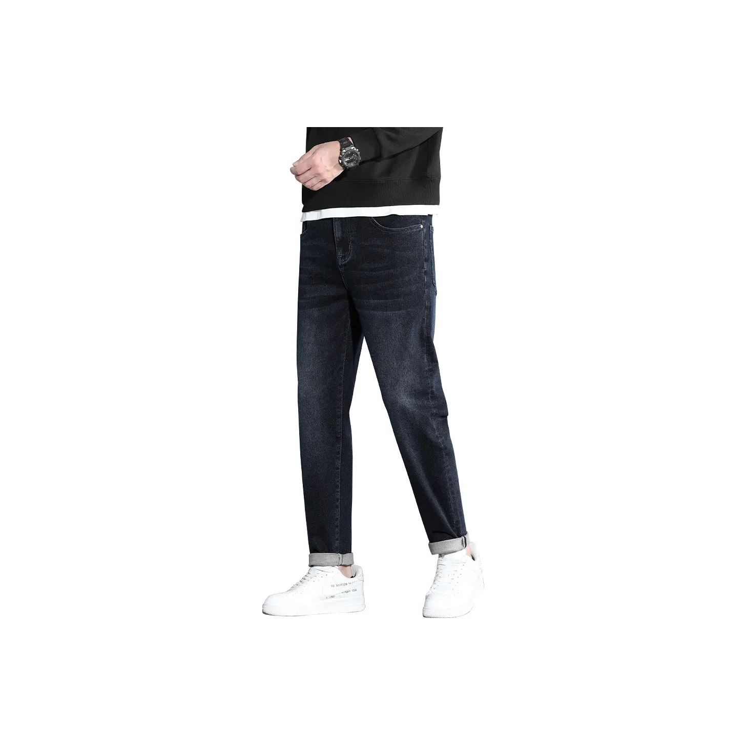 Jean West Jeans Men's Blue Gray