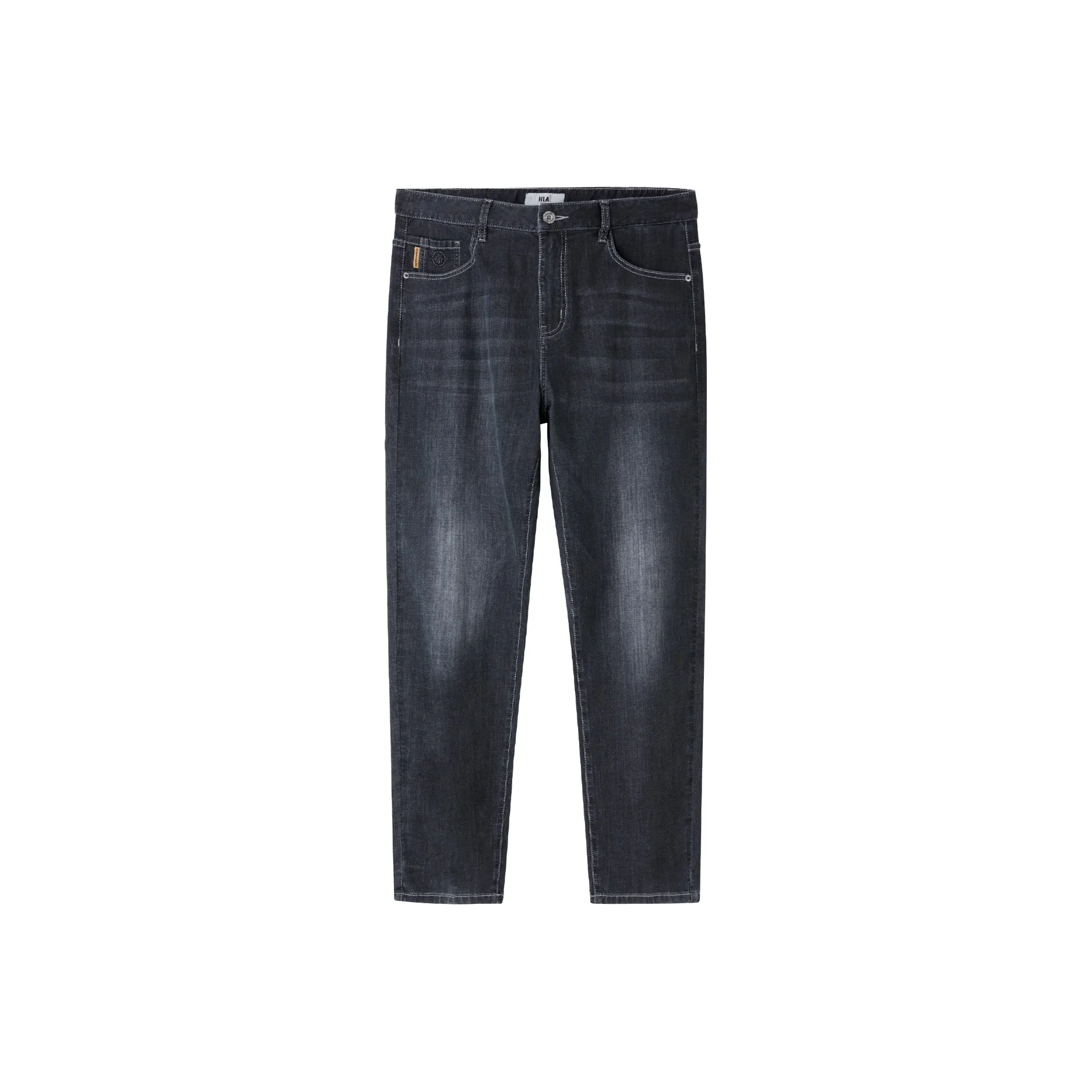 HLA Jeans Men Cooling Black Denim Gradient Dark 28