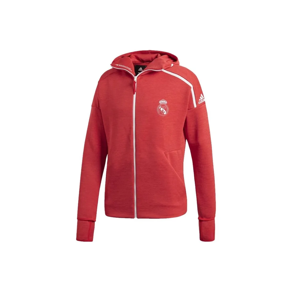 Adidas Real Madrid C.F Real ZNE Куртки и Пальто Мужской Красный