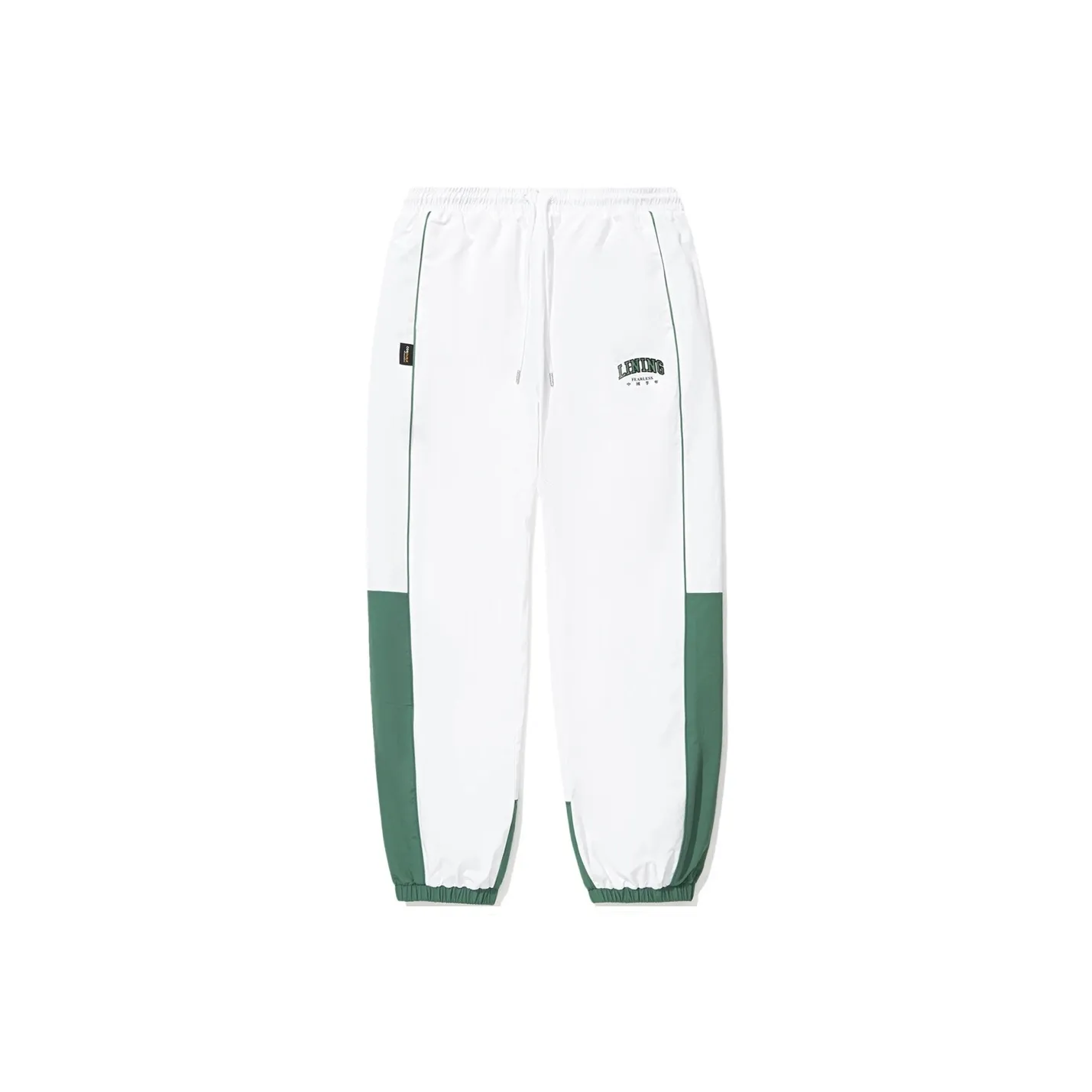 LINING Стандартный Белый Мужские Вязаные Тренировочные Штаны