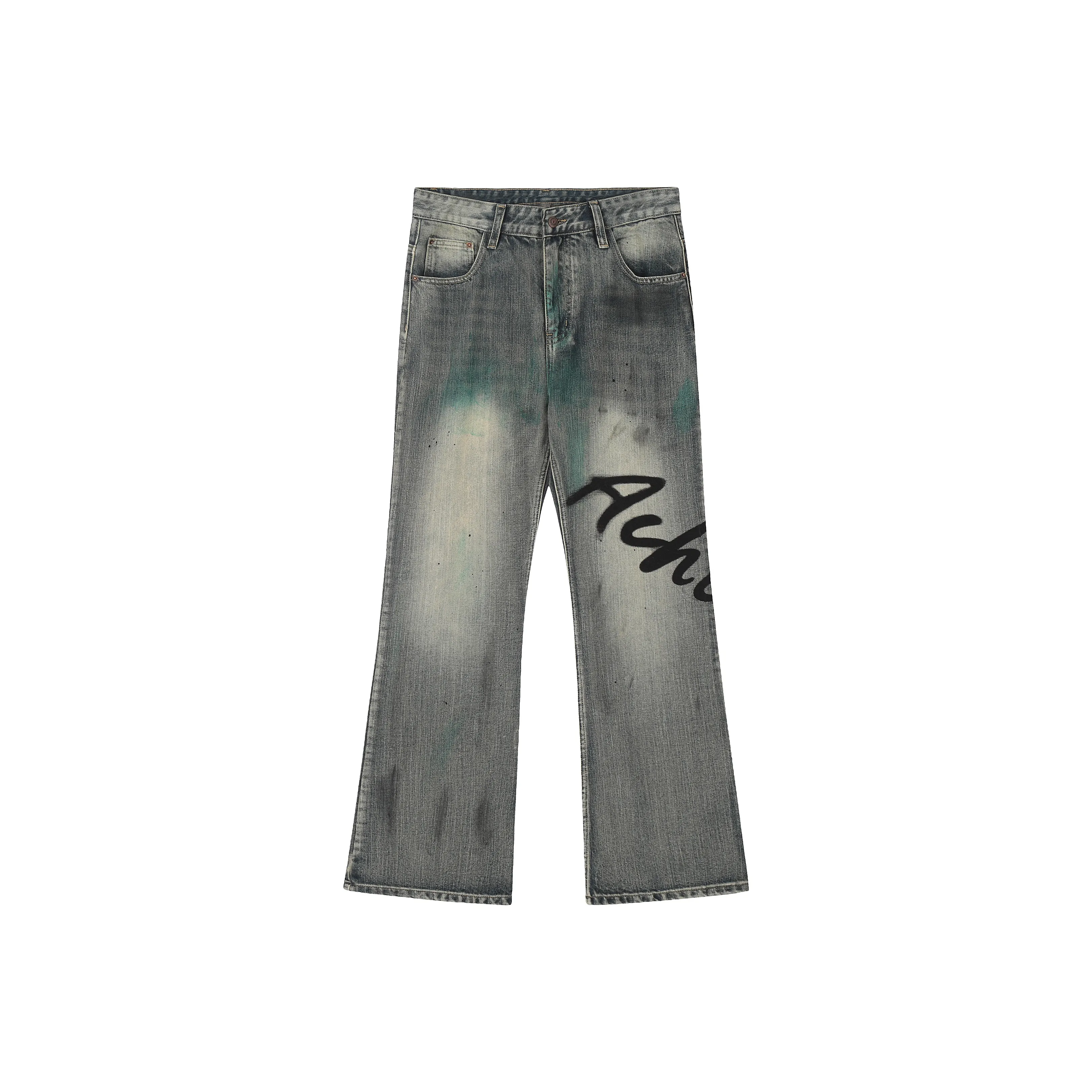 A Chock Синий Унисекс Джинсы