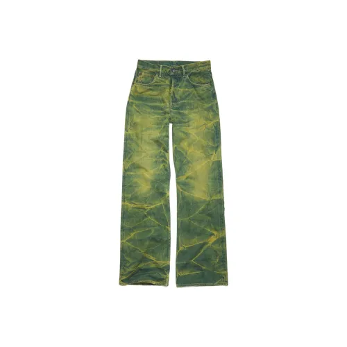 ACNE STUDIOS Желто-синие Мужские Джинсы