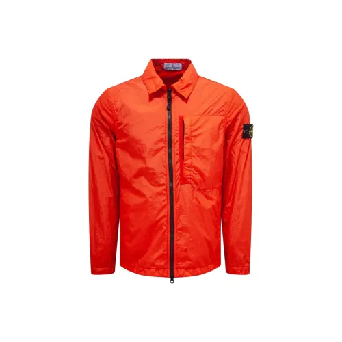 STONE ISLAND Апельсин Мужские Куртки