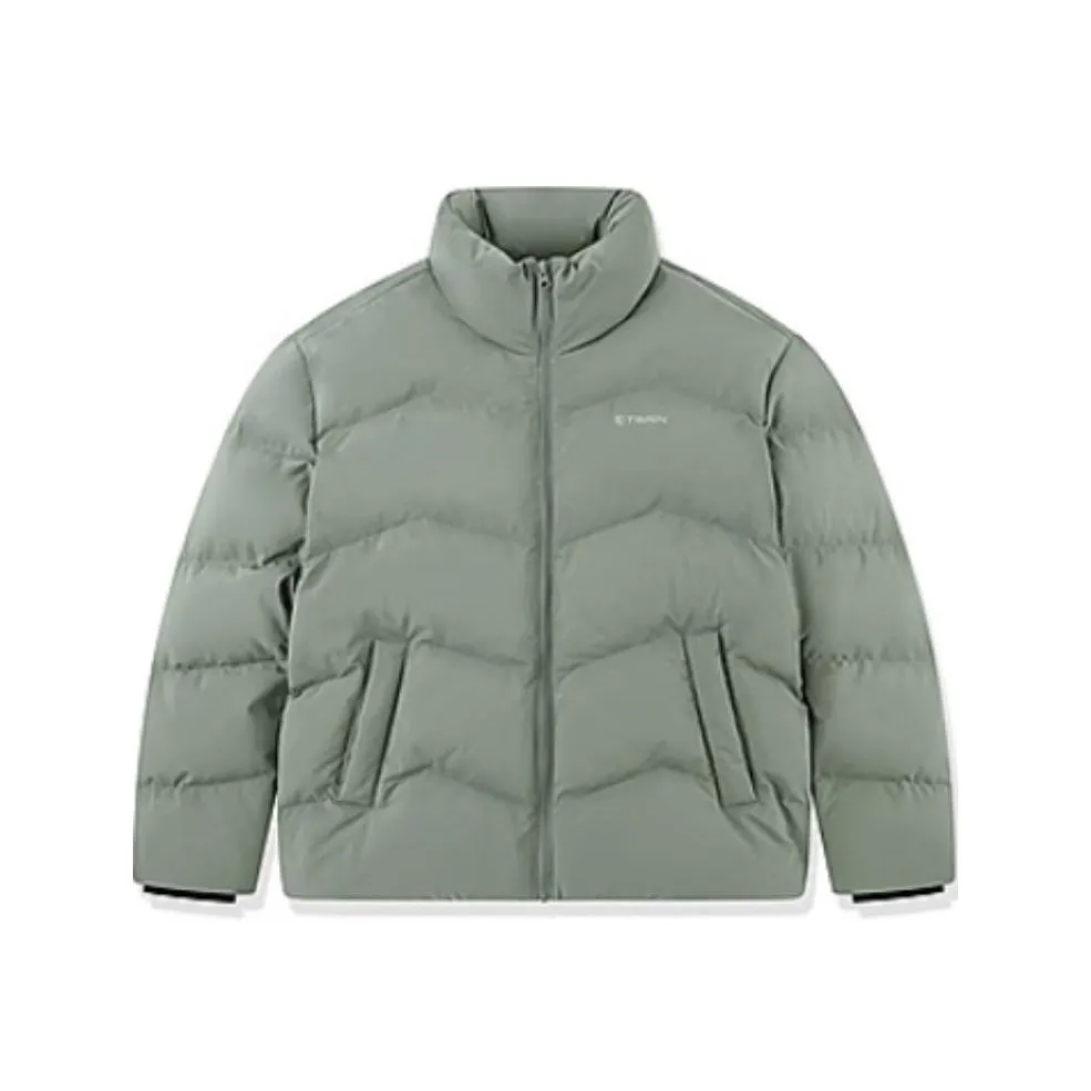 QIAODAN Variety Тренировки Коллекция Пуховик Мужской Лесной Серо-зеленый