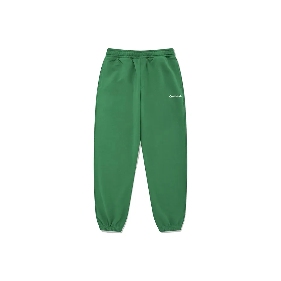 COVERNAT Knitted Sweatpants Unisex Authentic Green