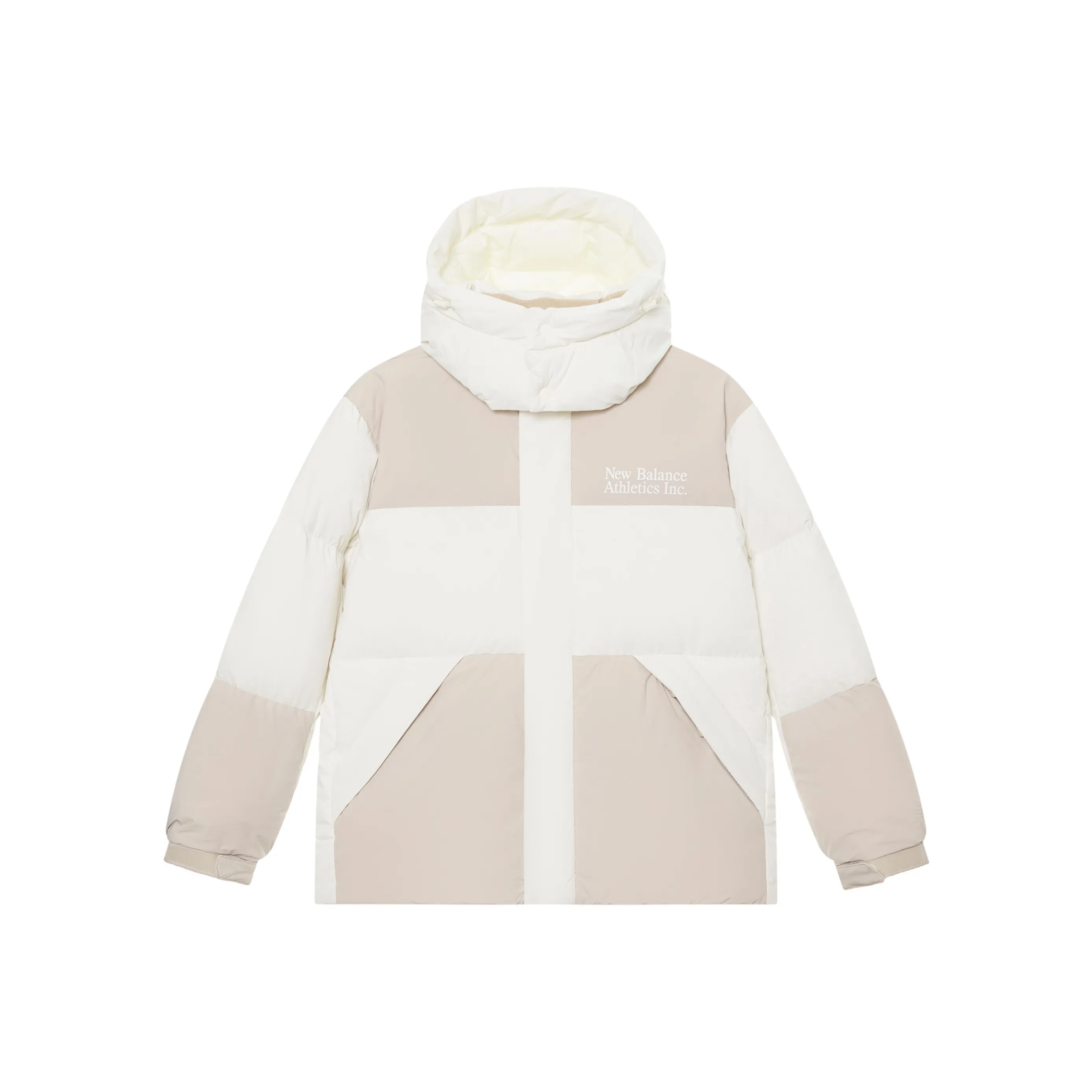New Balance совместная серия Vintage Sports Пуховик Унисекс Белый Экрю