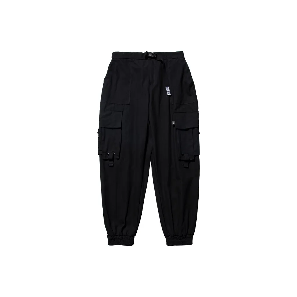 AOGZ Черные Унисекс Вязаные Тренировочные Брюки