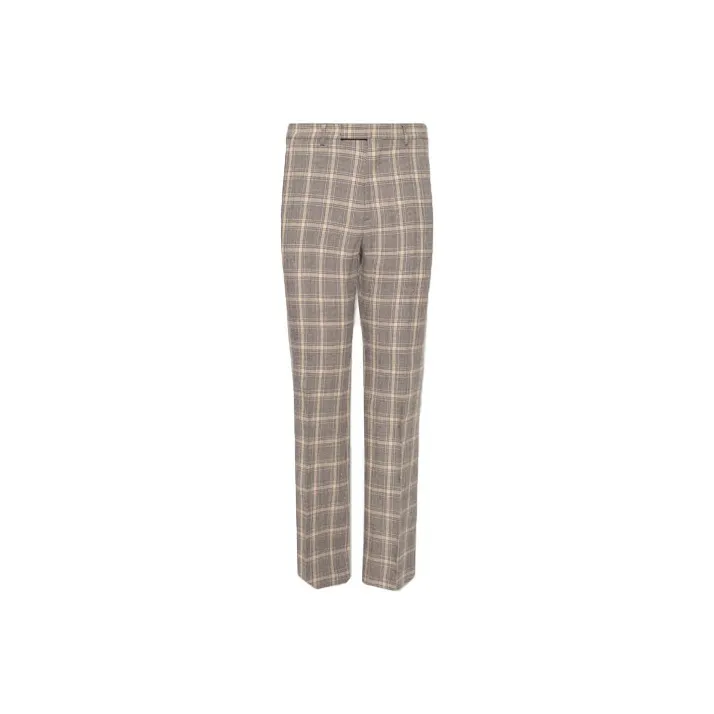 GUCCI Checkered Straight Leg Trousers