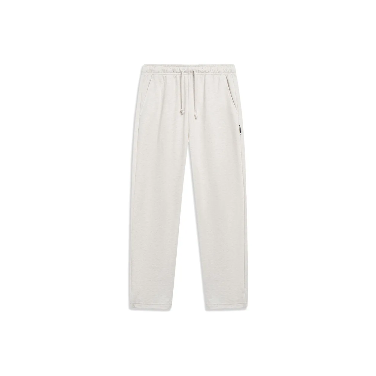 LiNing Knitted Sports Pants Men's Heather Gray Tile Gray