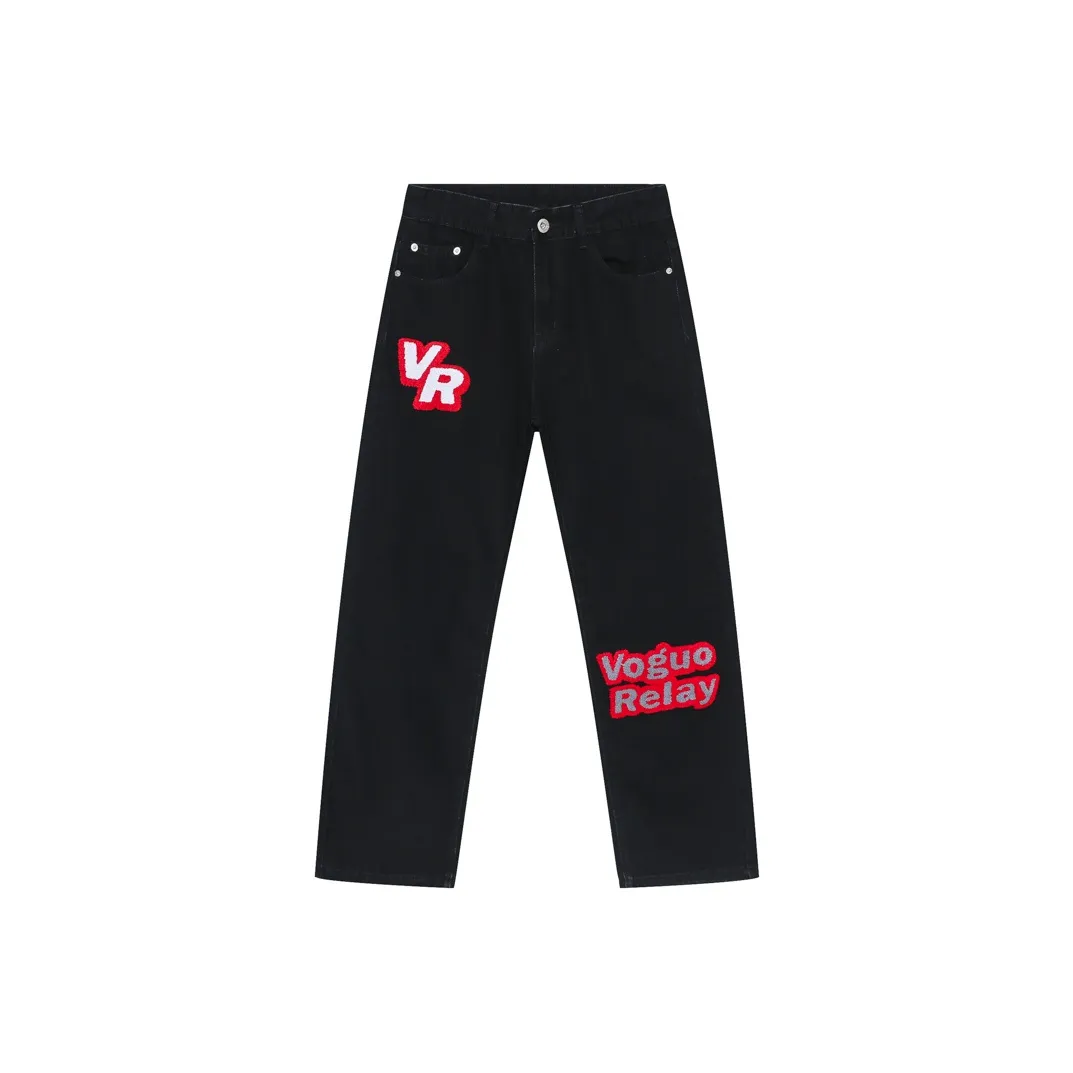 Voguo Relay Jeans Unisex Black
