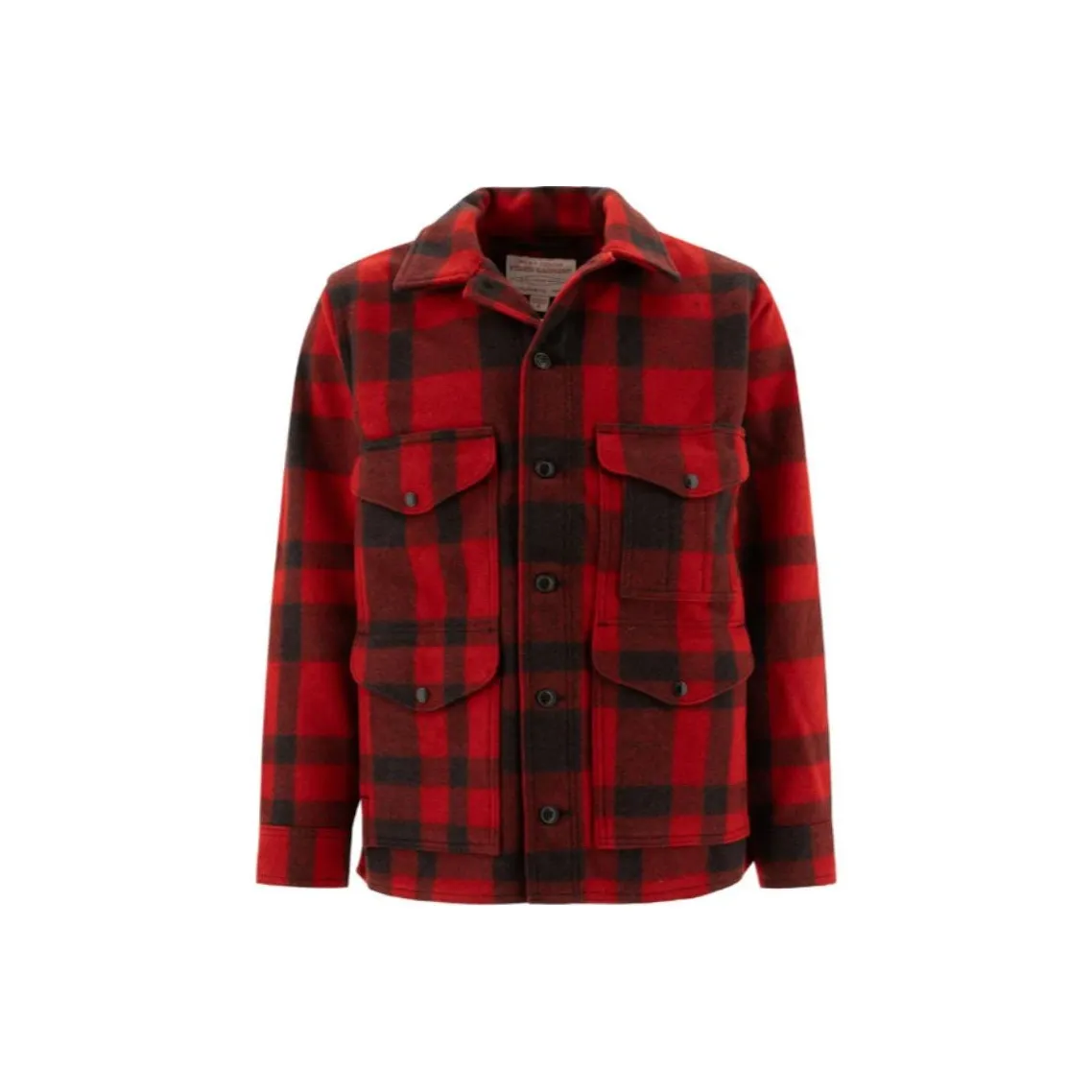 Filson Mackinaw Plaid Buttoned Shirt Jacket