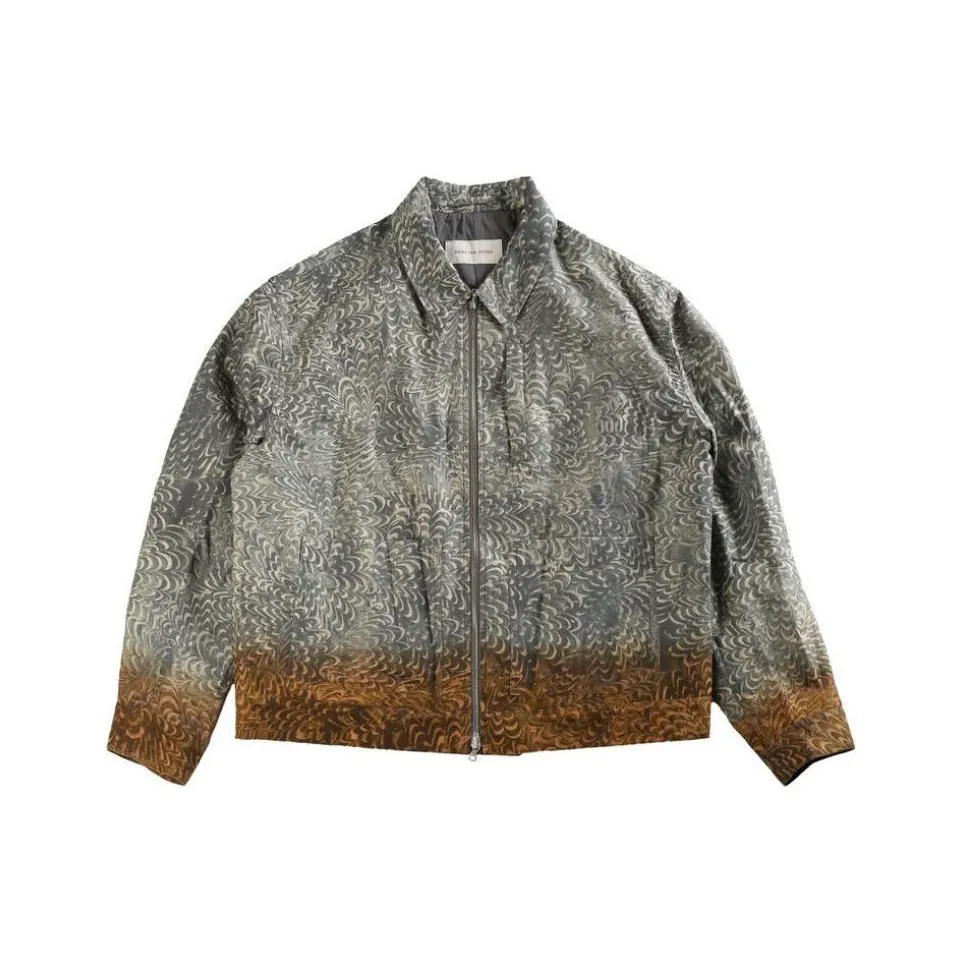 DRIES VAN NOTEN Printed Cotton Jacket