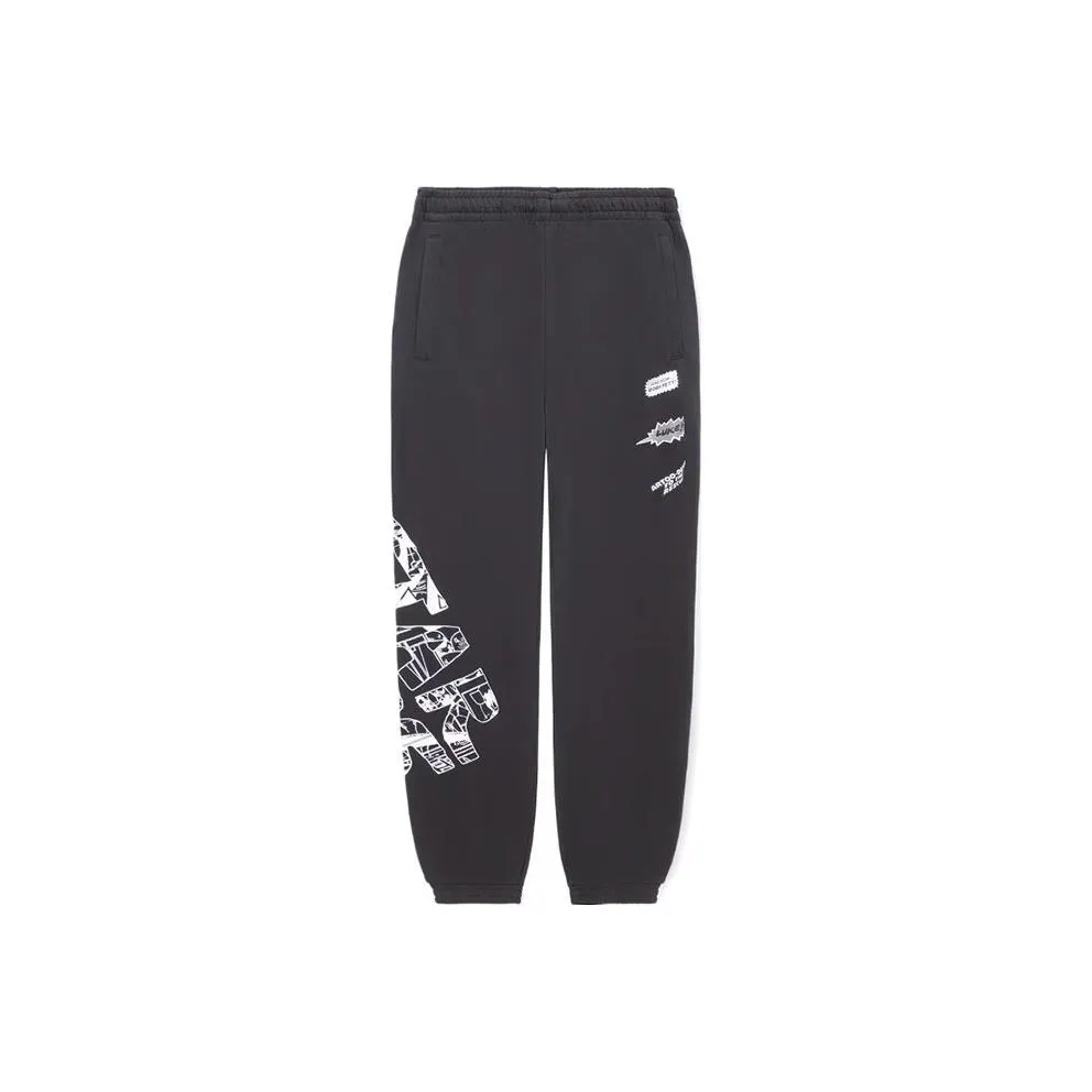 LiNing Sports Life Collection Knitted Sports Pants Men's Black