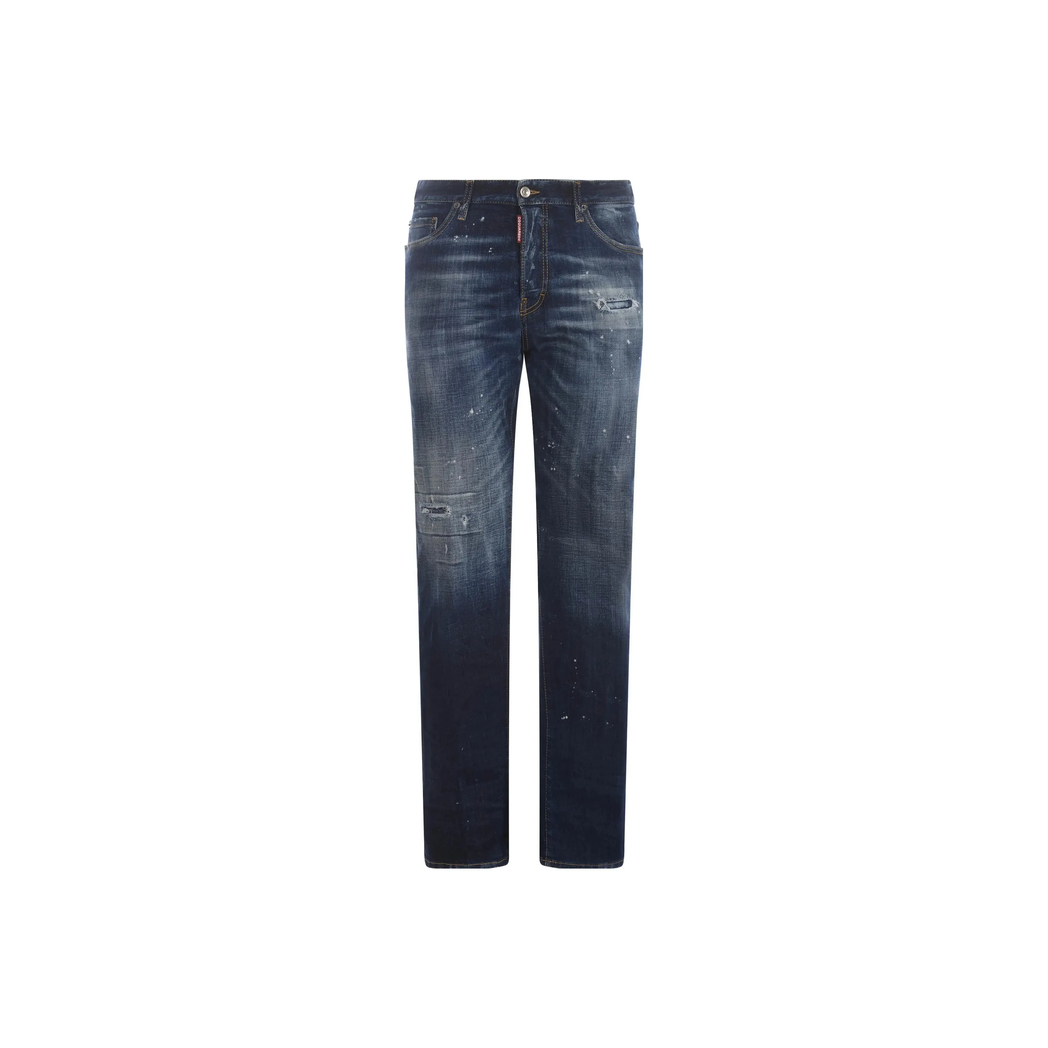 DSQUARED 2 Paint Splash Detailed Distressed Jeans