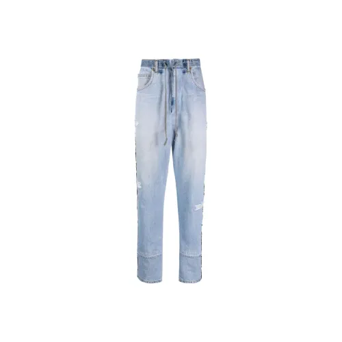 GREG LAUREN Blue Мужские Джинсы