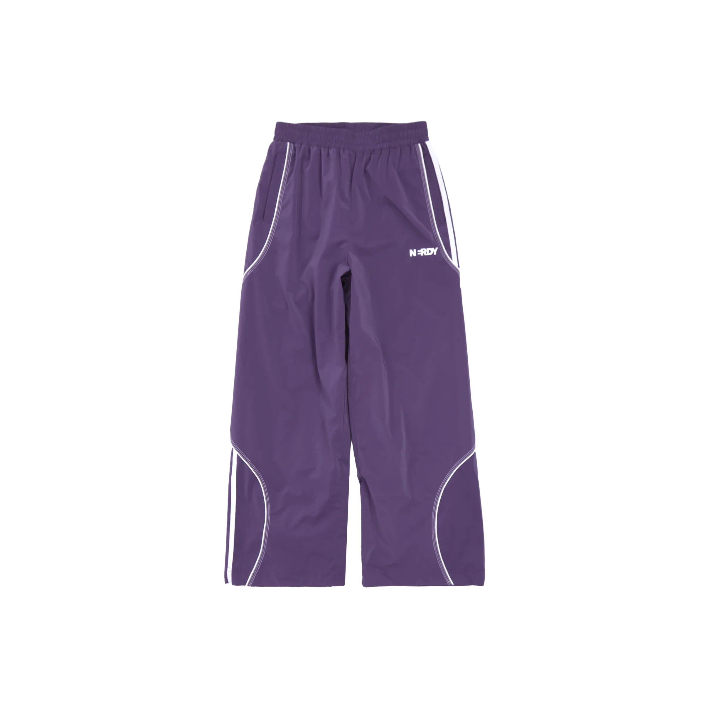 Nerdy Темно-фиолетовые Унисекс Вязаные Тренировочные Брюки