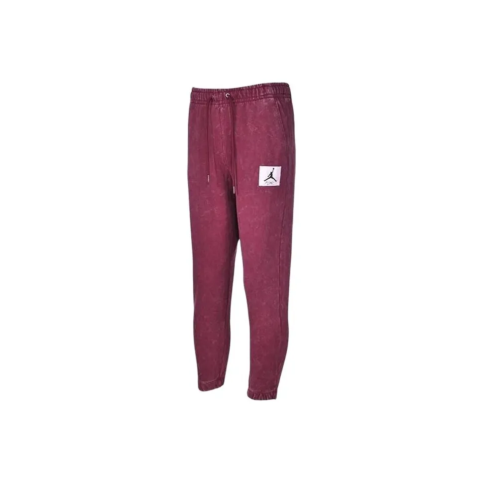 Jordan Knitted Sweatpants Men's Red