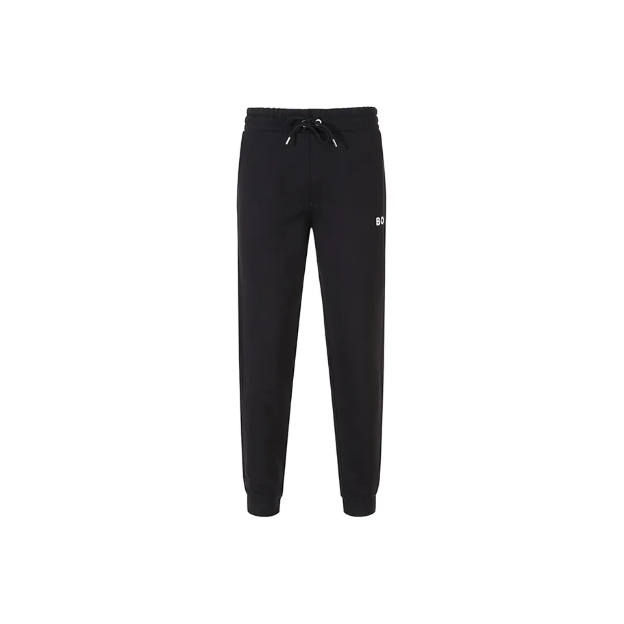 HUGO BOSS Lace Up Elastic Cuff Sweatpants Men's Black
