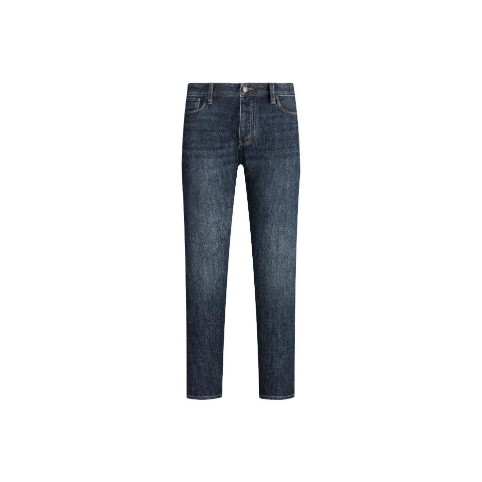 EMPORIO ARMANI Logo Plaque Slim Fit Jeans