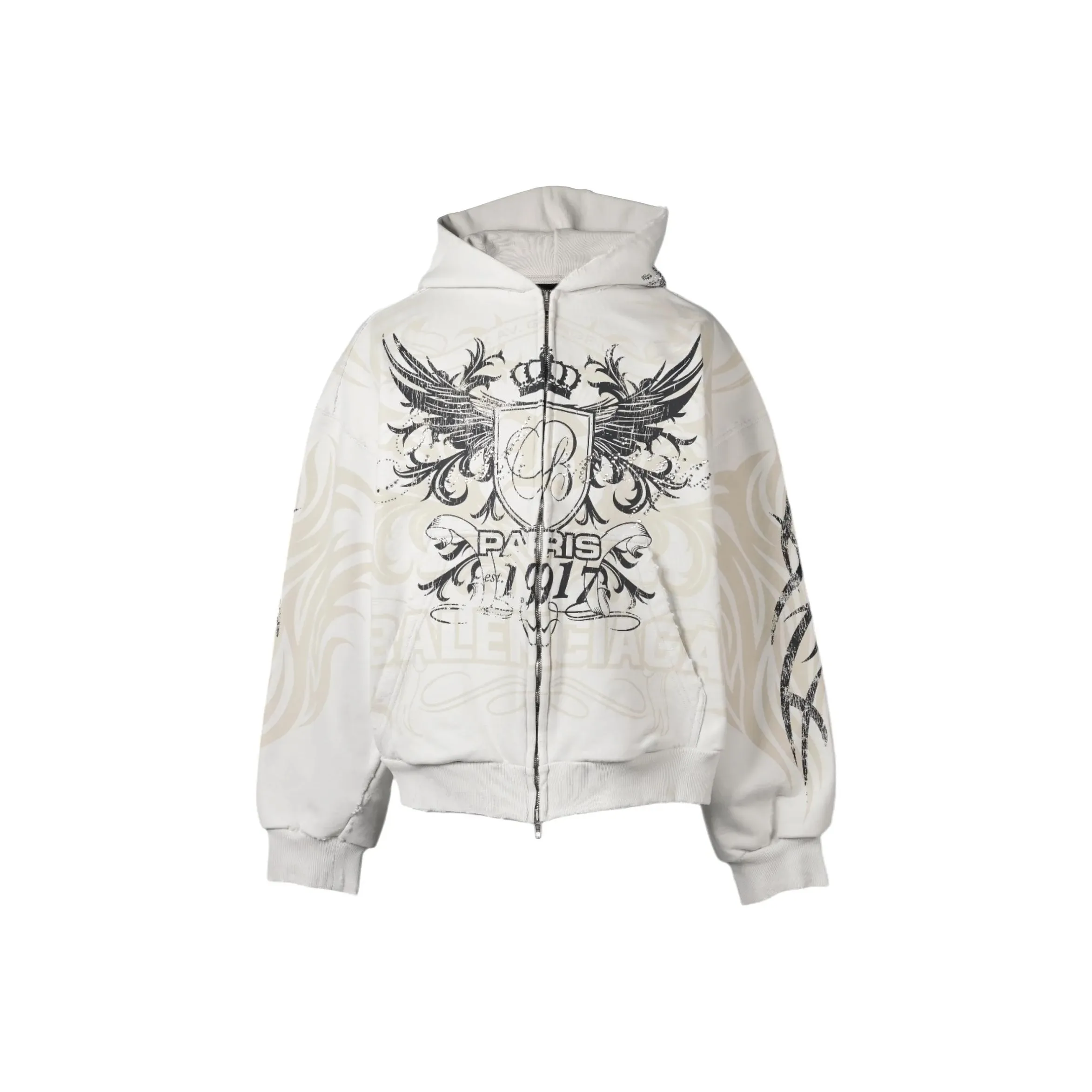 Balenciaga Zip Up Hoodie