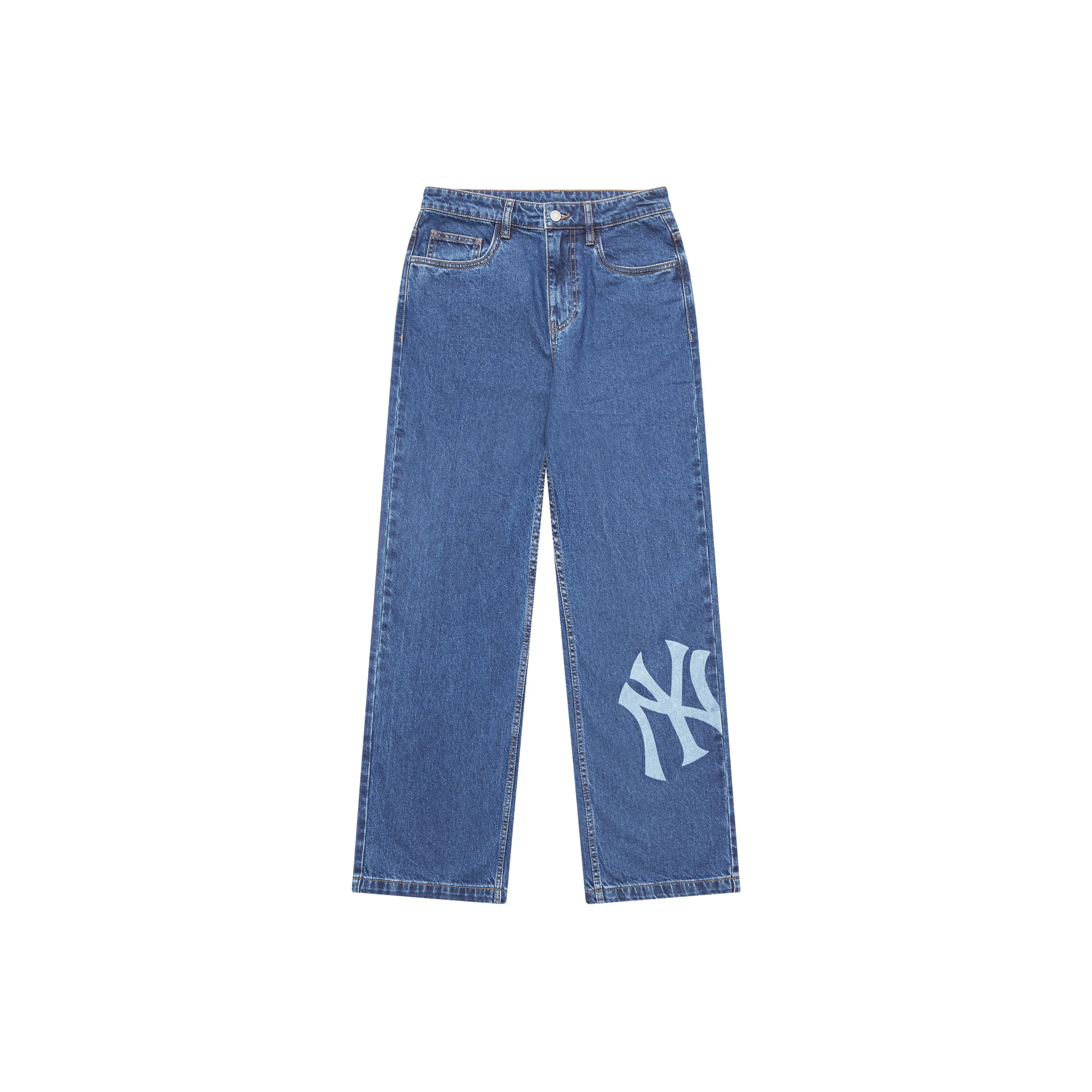 Mlb Base Logo New York Yankees Jeans Men's Blue