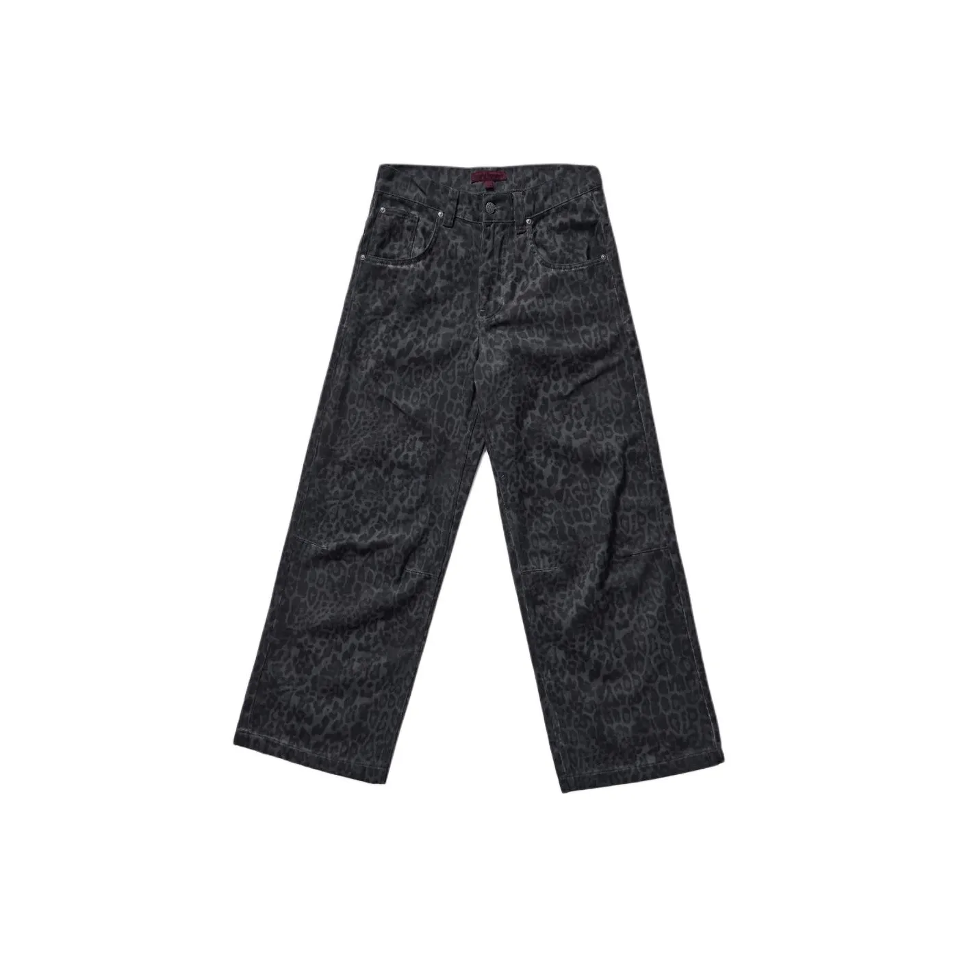 Jaded London SS24 Leopard Fade Colossus Jeans Fantasy Store Collection Jeans Men's Charcoal/Charcoal Gray