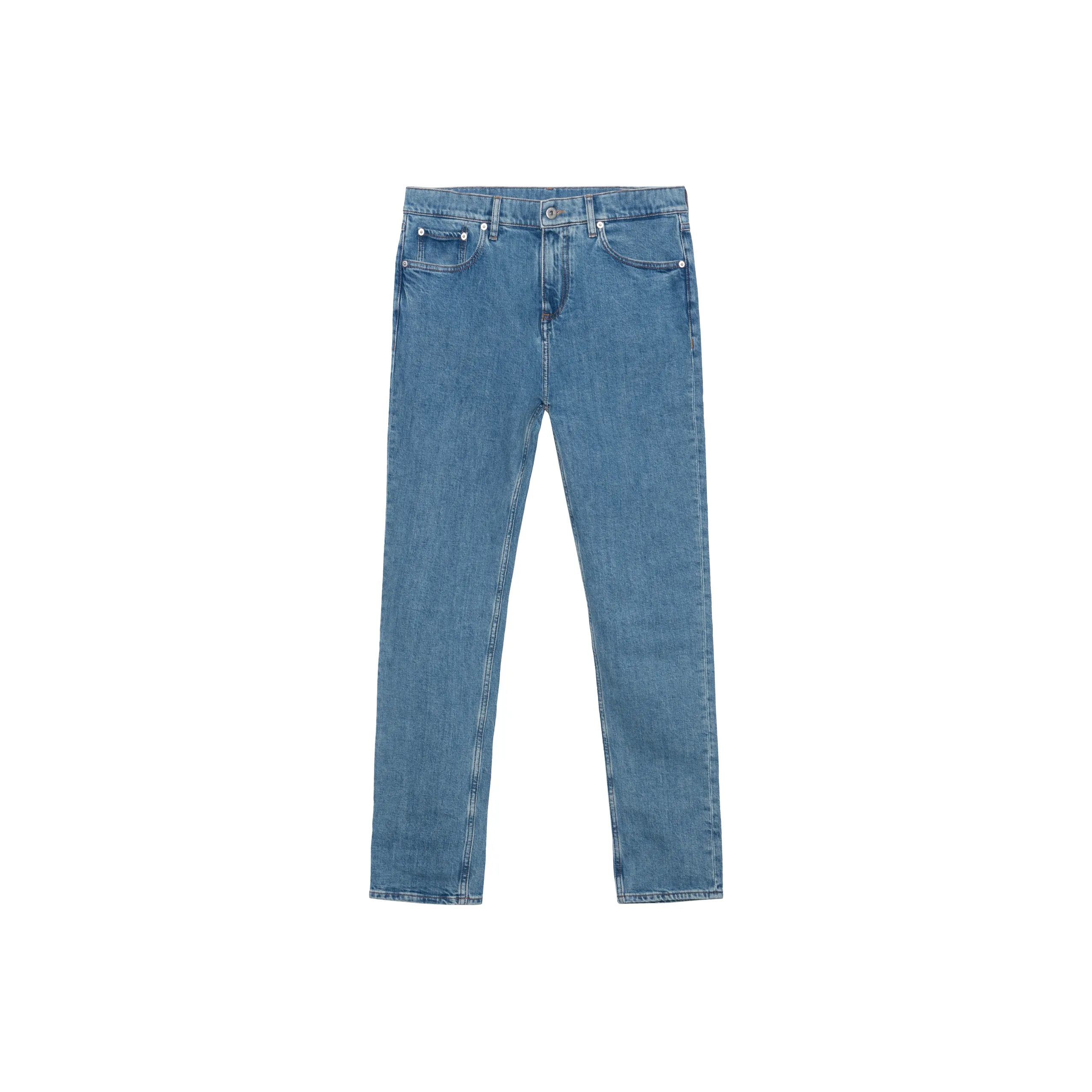 Burberry Logo patch Mid rise Straight leg Jeans