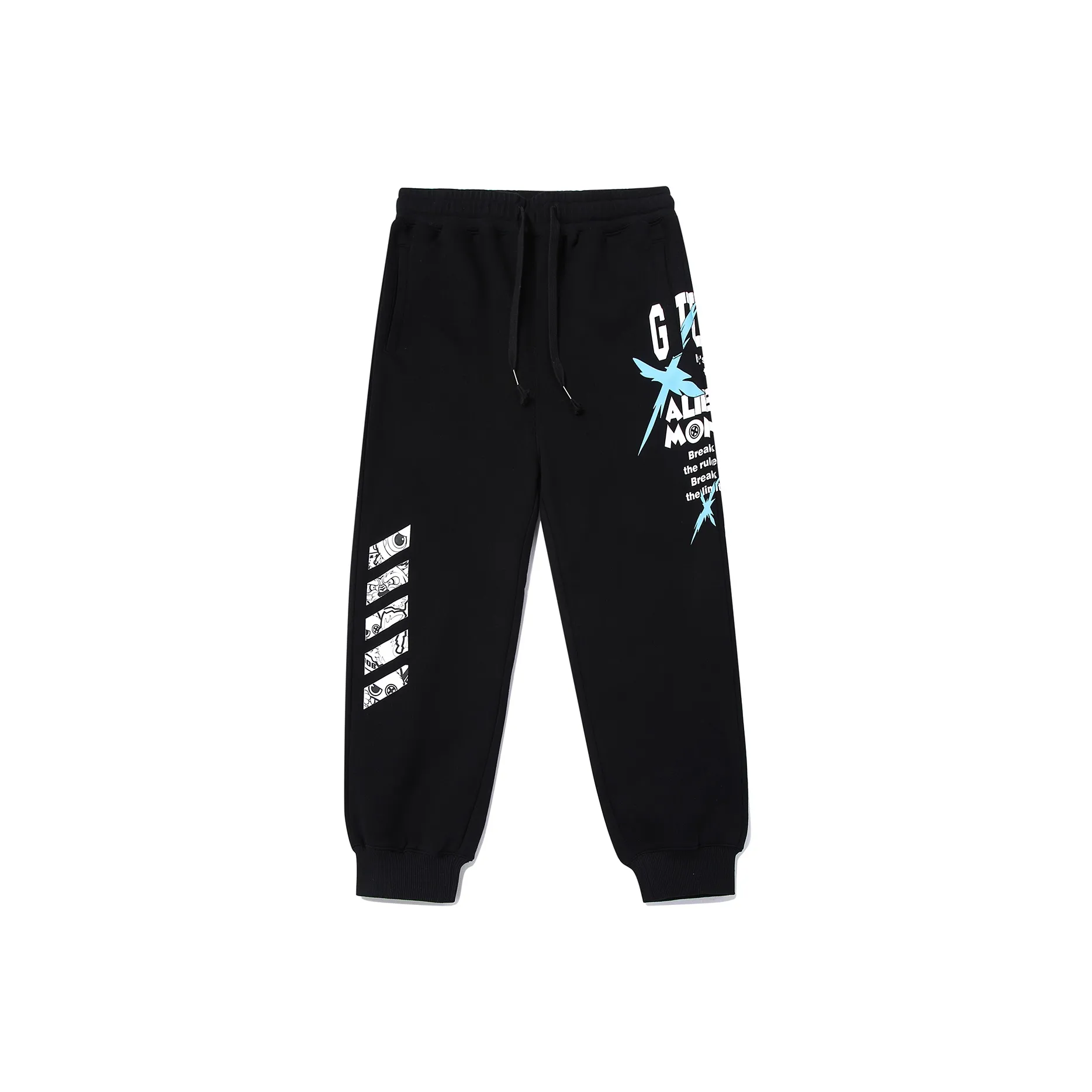 Guuka Вязаные тренировочные брюки мужские черные