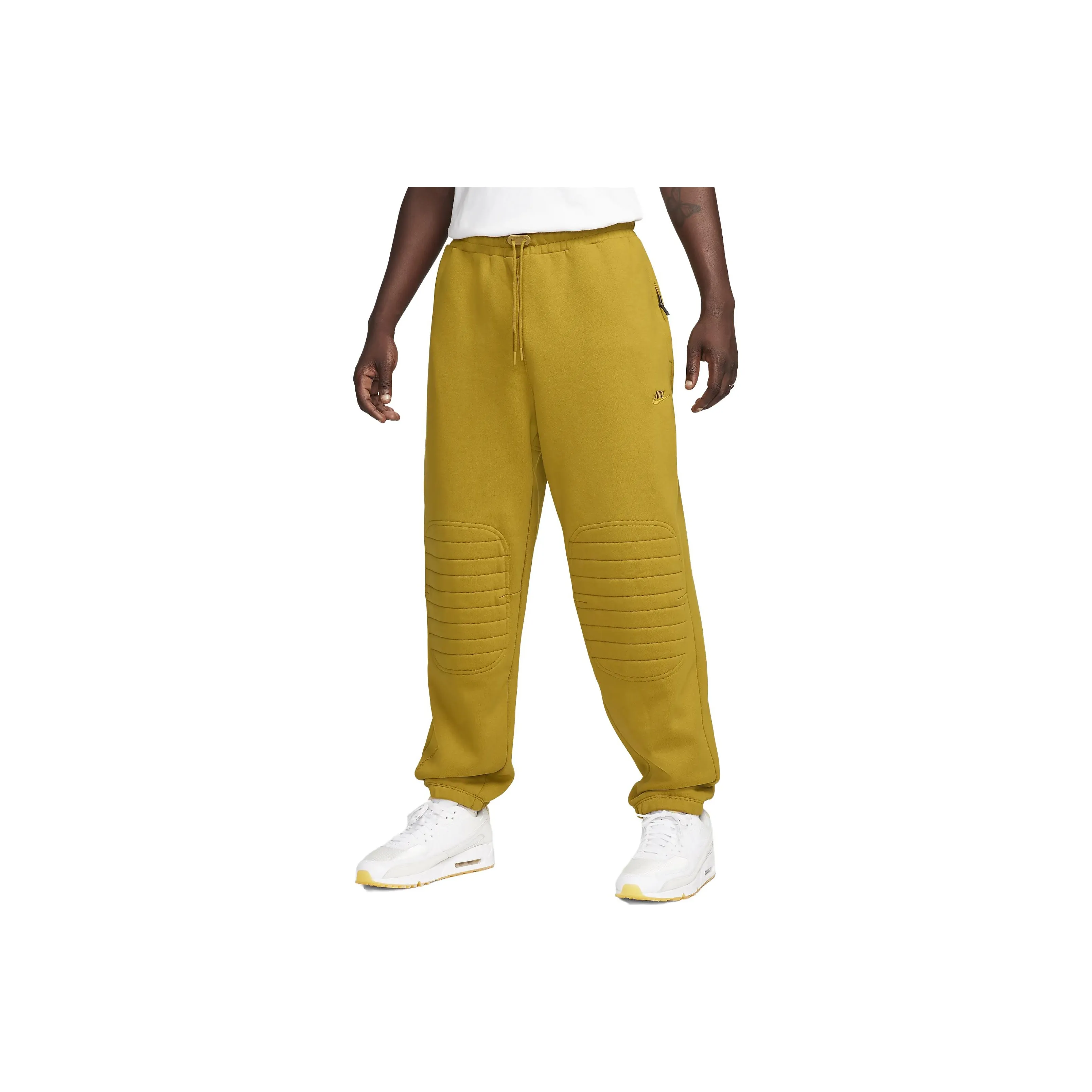 Nike SPORTSWEAR TECH PACK Knitted Sports Pants Men's Yellow