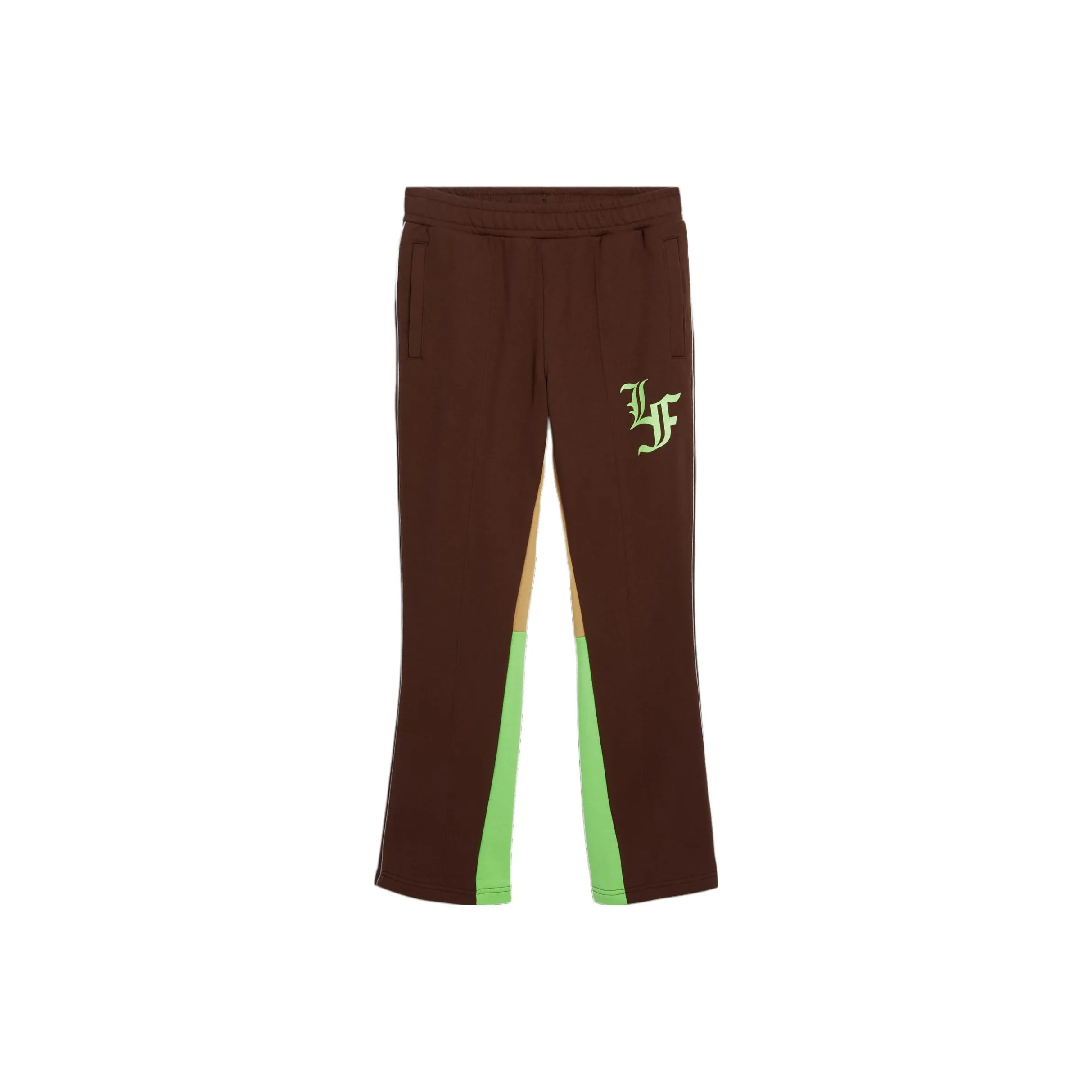 PUMA Вязаные тренировочные брюки мужские цвет каштаново-коричневый