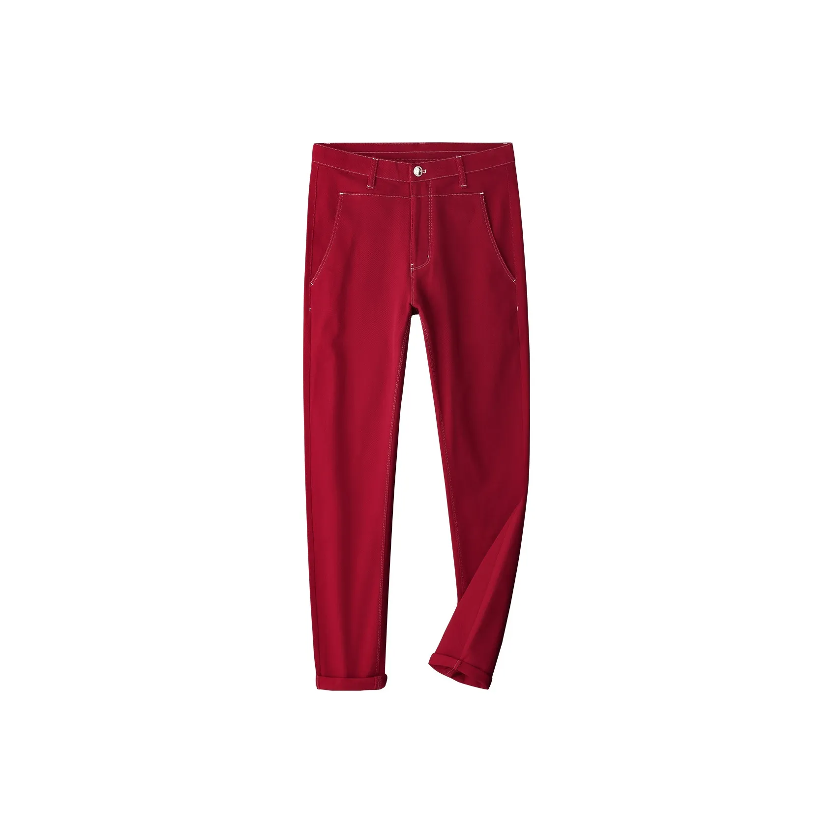 HARSIINCN Jeans Men's Red