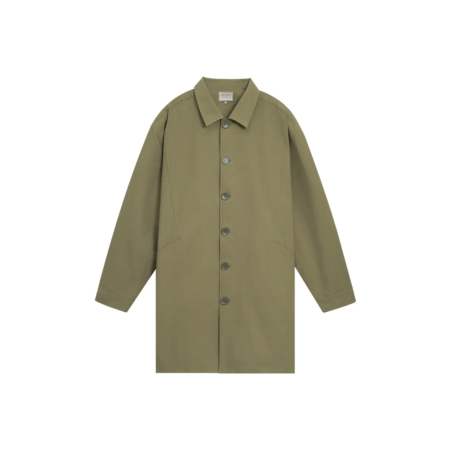 Bodydream Trench Coats Unisex Brown Green