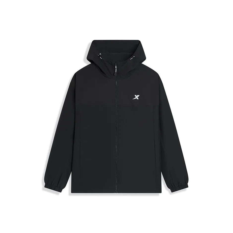 XTEP Variety Training Collection Trench Coat Men's Jet Black