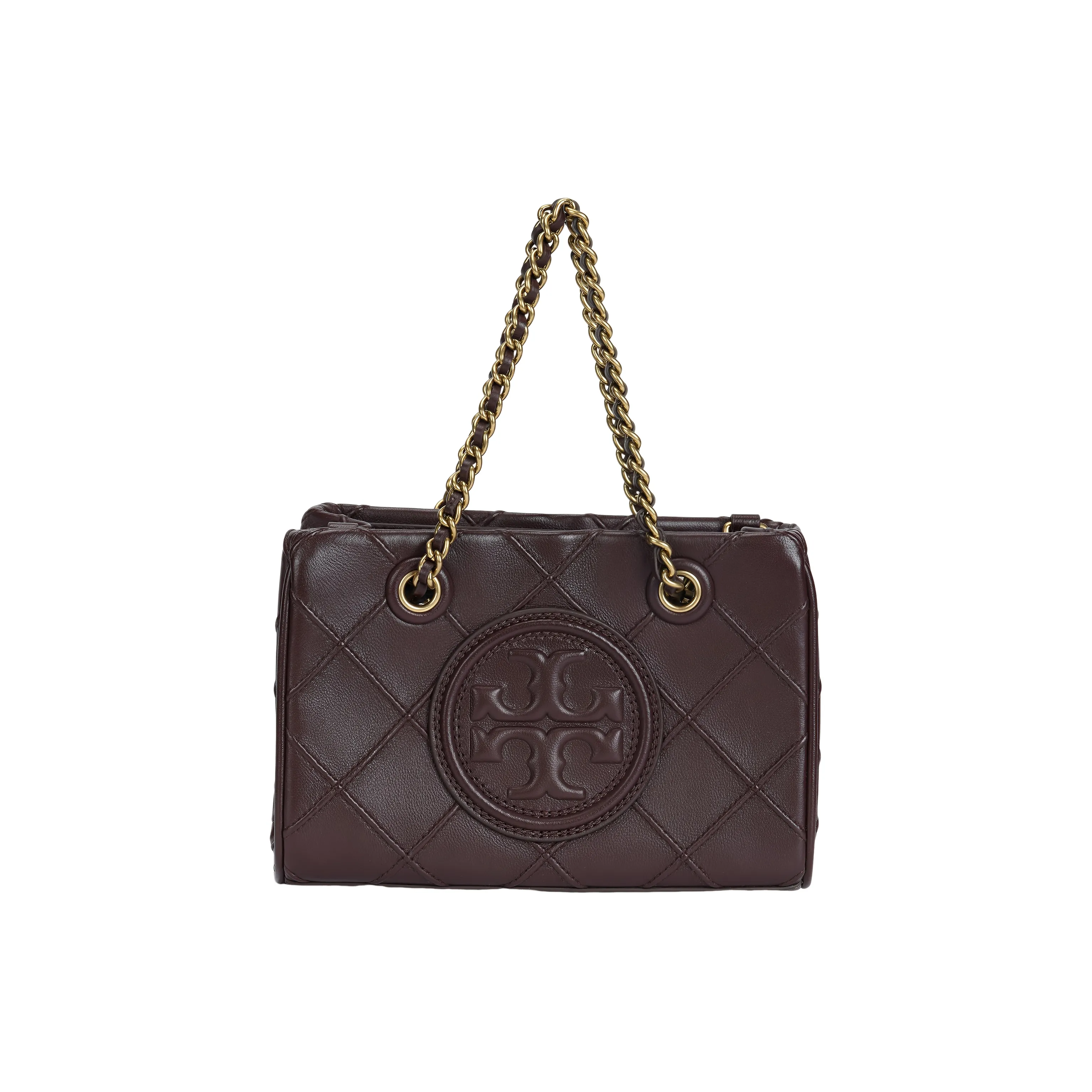 TORY BURCH Fleming Напп Кожа Сумка-тоут Сумка для покупок Сумка через плечо Сумка мини Женская Бургунди