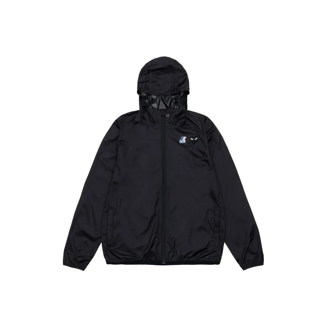 CDG Play x K WAY Куртка Унисекс Черная