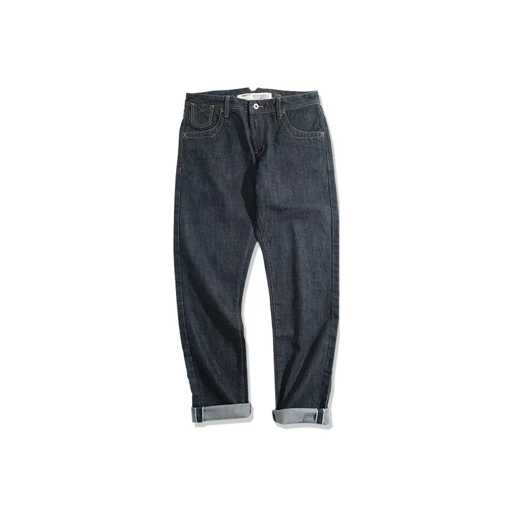 MADEN Синий Мужские Джинсы