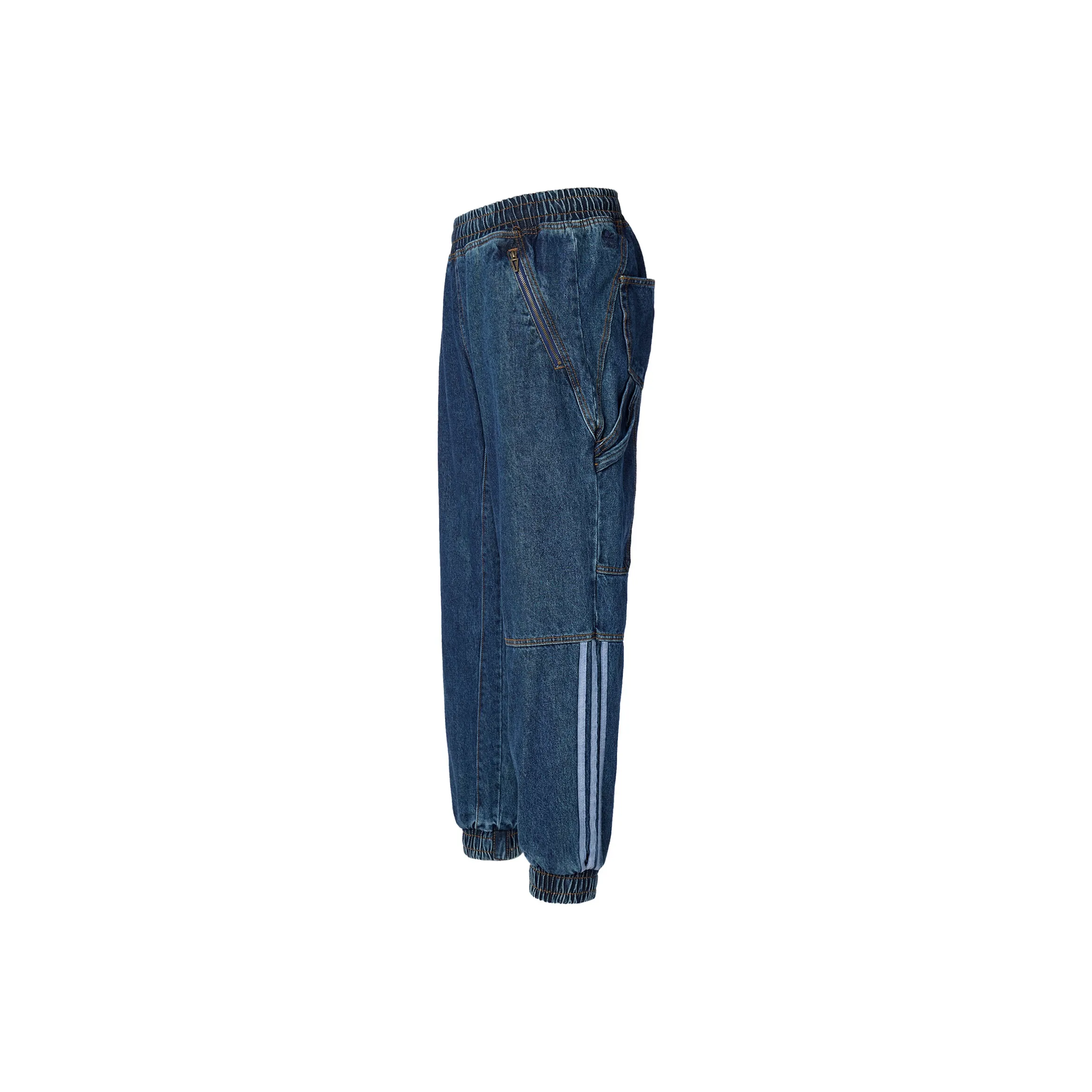 Adidas Knitted Sweatpants Men's Blue