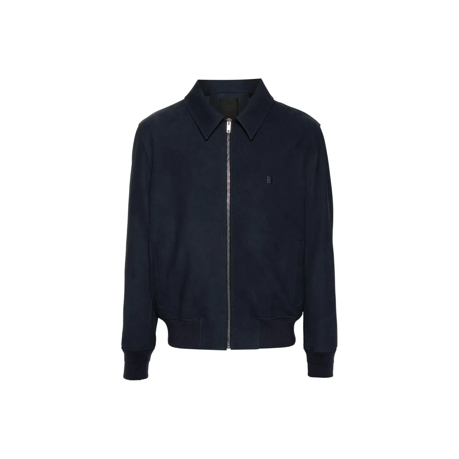 Givenchy 4G Plaque Zip Up Bomber Jacket
