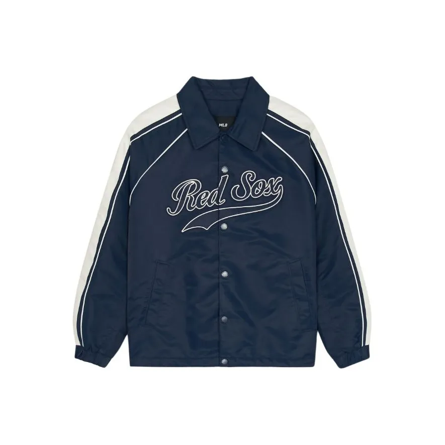 MLB Varsity Boston Red Sox Jackets & Coats Unisex Navy Blue