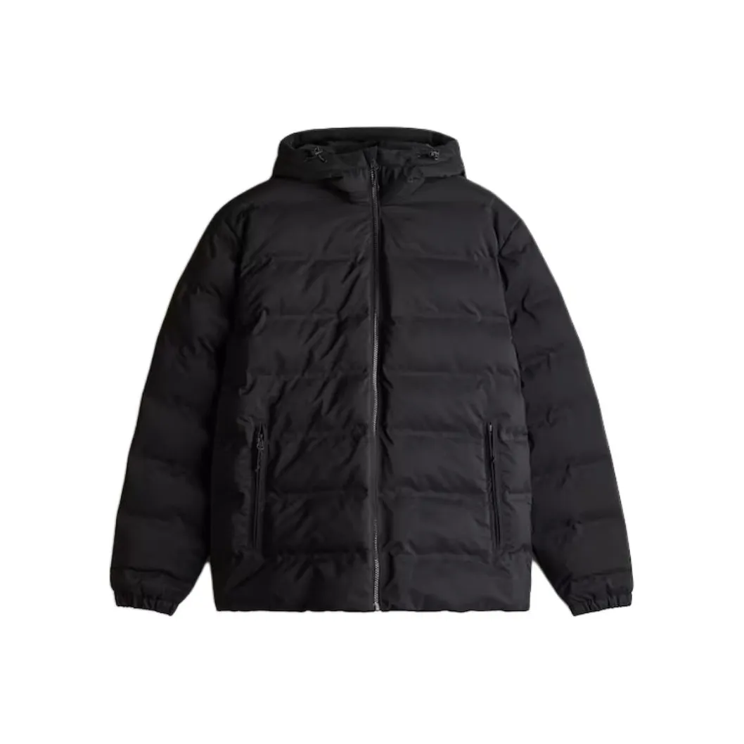 H&M Черные Мужские Пуховики