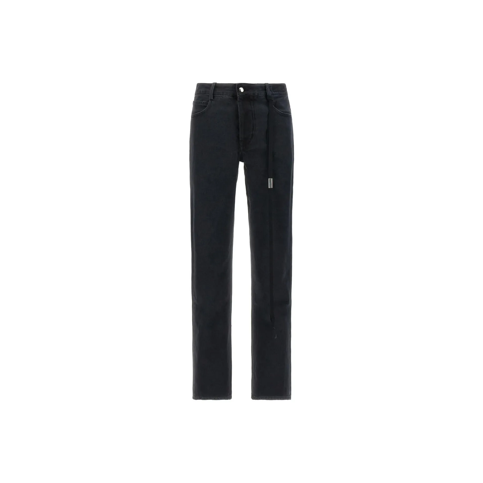 Ann Demeulemeester Drawstring Detailed Denim Jeans